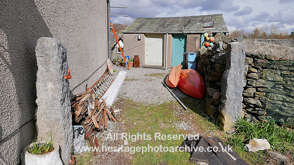 HRS 9211 Greenodd, Stoops and outhouses above lime kiln L7710662