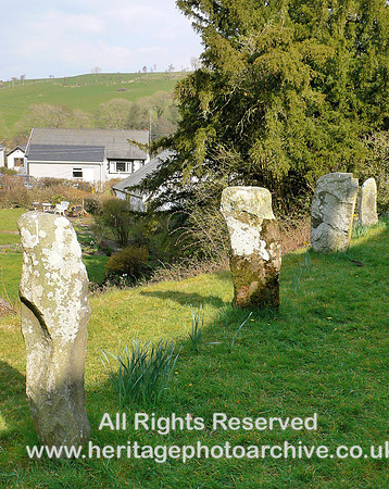 HRS 868 Gwytherin churchyard medieval monastic stones