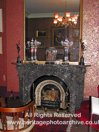 HRS 1461 Rossendale Museum parlour fireplace