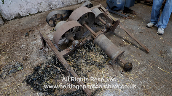 HRS 10217 Nether Wasdale, Wasdale cutting bench gearing from electric motor L7740674