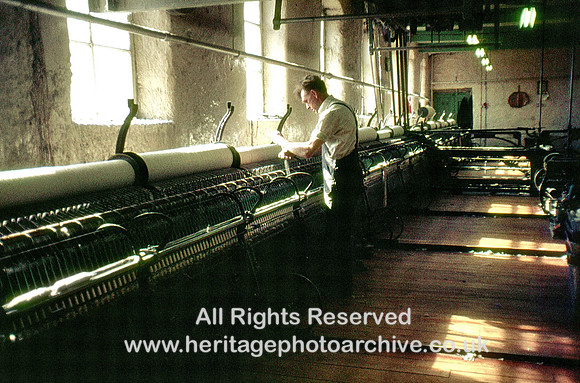 HRS 490 Hoddlesden Mule spinning 1970s