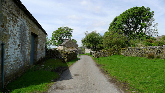 HRS 9302 Tarnbrook, view down village barn pn left L1170412