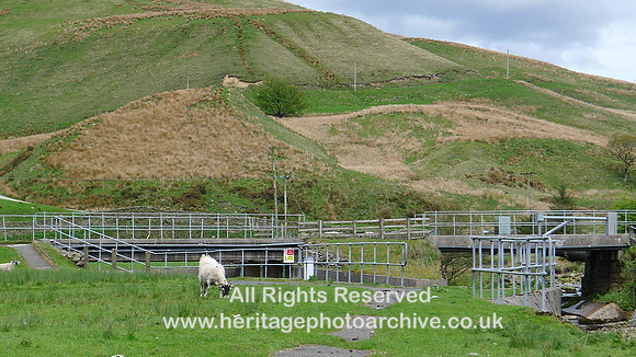 HRS 9279 Dunsop Valley, waterworks and medial moraines L1170423