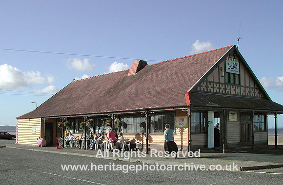 HRS 1039 Llanfairfechan cafe former sea-front theatre 2003