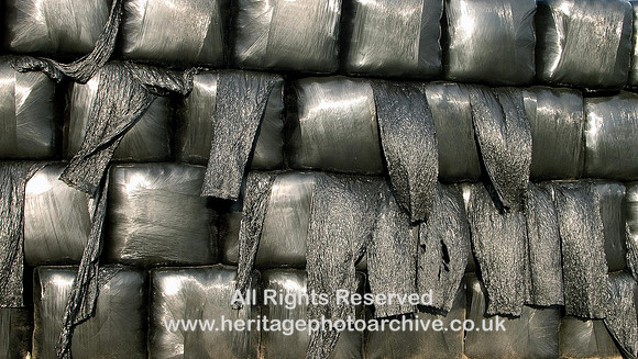 HRS 4745  Plastic bales High Barns Farm,  Levens 2011