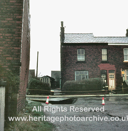 HRS 713 Little Lever, Church Street road collapse 1st Jan 1976