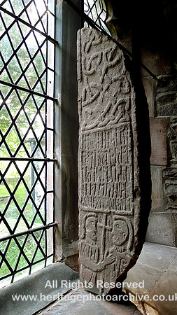 HRS 9420 Great Urswick St Mary hogback stone and runes L1090665