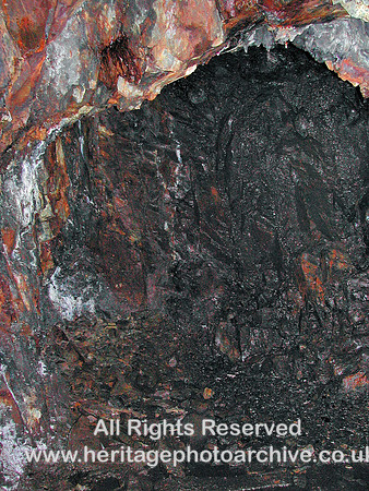 HRS 2571 Klondike Mine, working face, Crafnant 2003