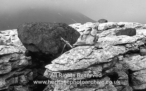 HRS 791 Ingleborough, glacial erratic