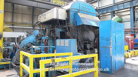 HRS 125 Dolgarrog aluminium main rolling mill end