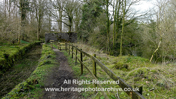 HRS 17803 New Sedgwick Gunpowder Works, leat and building L1190845
