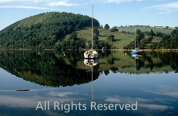Ullswater boat reflections