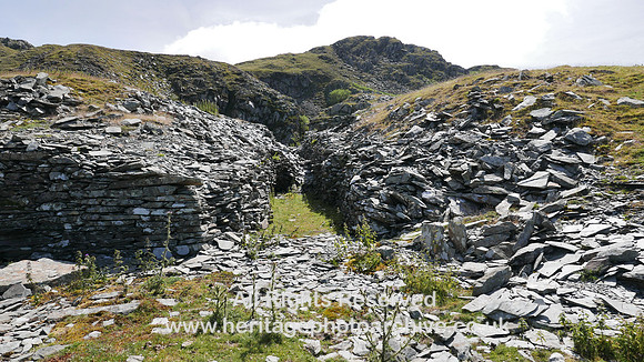 HRS 11218 Dunnerdale, Stainton Ground quarries main access tramway to upper quarry 2022