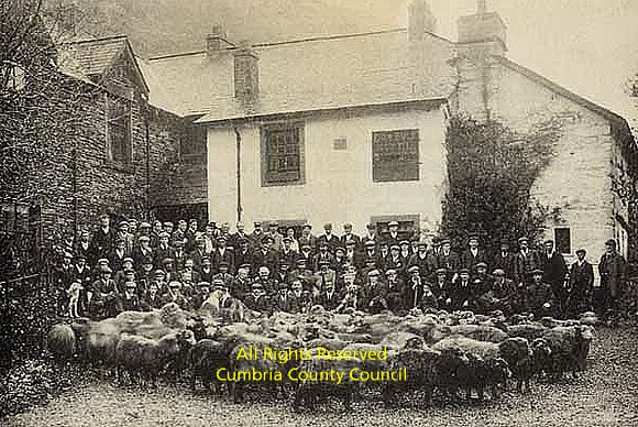 Mardale, Shepherds meeting Dun Bull 1908