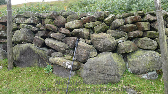 HRS 9699 Wycoller, boulder wall near SD933387 L1180499