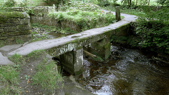 HRS 9715 Wycoller, Clapper Bridge near Hall L1180521