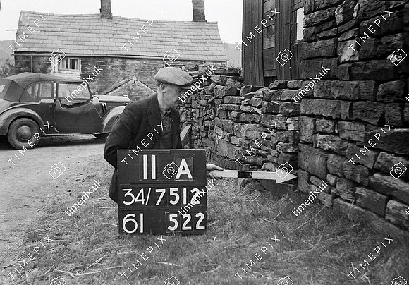 Bury, cottage dry stone walling