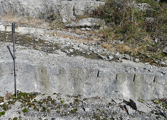 HRS 9721 Whitbarrow, The Howe, Gillbirks Quarry riving holes L1180530