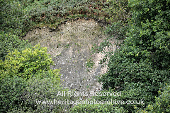 HRS 7610 Borrowdale landslip below bridge east