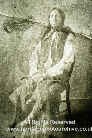 HRS 1650 Indian from Buffalo Bill's Wild West Show Salford c1900