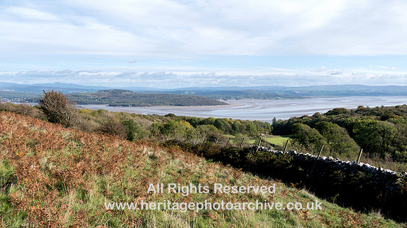 HRS 9782 Hampsfell, Cockle Wood area, view across to Arnside SD 40117886 L7720820