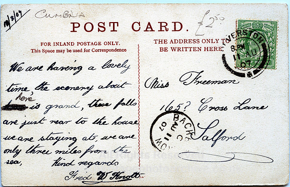 HRS 9784 Backbarrow Falls Reliable series obverse