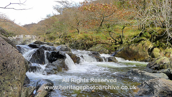 HRS 9789 Seathwaite, Duddon Gorge waterfall L1180642