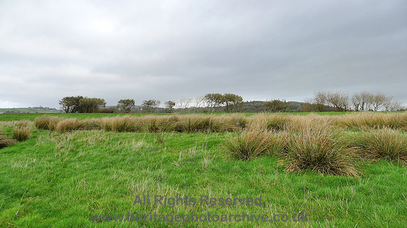 HRS 9799 Rougholm, rifle range firing end raised area L1180678