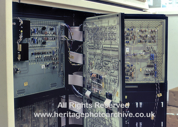 HRS 9860 Linotron 303 open cabinet
