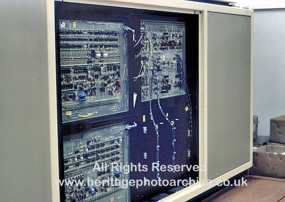 HRS 9866 Linotron cabinet open door