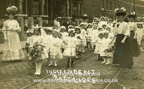 HRS 721 Whitsuntide Processions, Radcliffe c1910