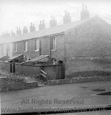 HRS 7161 Radcliffe, Terraced housing adjacent to canal 1959