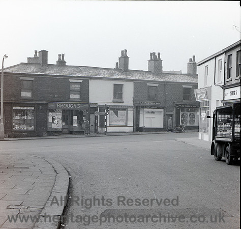 HRS 9930 Radcliffe, Brough's cleaners etc 1959