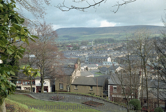 HRS 9909 Clitheroe, View to Pendle Hill 1980s