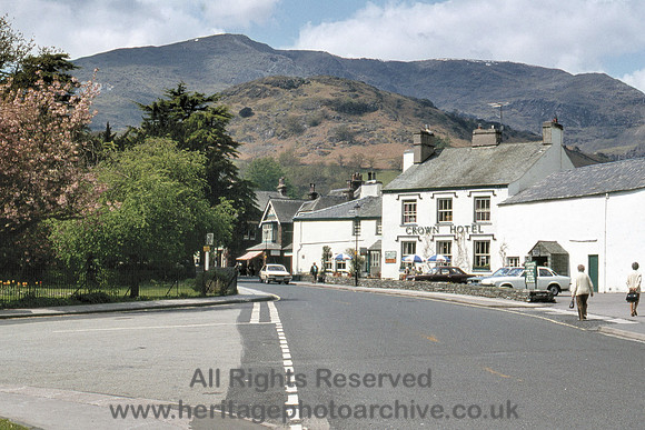 HRS 9910 Coniston, Crown inn. 1970.