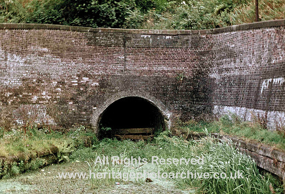 HRS 3875 Trent and Mersey Canal, Harecastle tunnel entrance 1970s