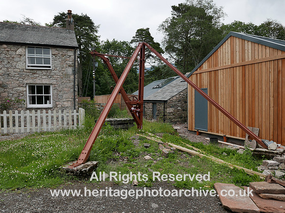 HRS 10214 Nether Wasdale, Saw mill cottage and crane L7740680