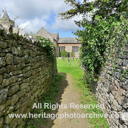 HRS 8996 Morland, walled entry to church yard L1150315