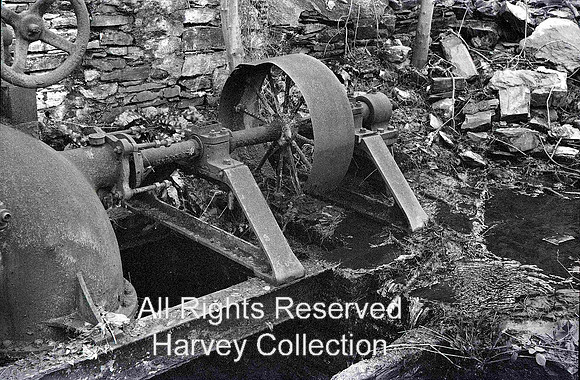 Low Wood Gunpowder Works, Water turbine and drive pulley