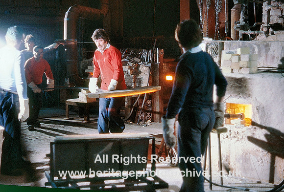 HRS 10003 St Helens, Pilkington Glass, 18.0 Placing the tile on to a truck 1980