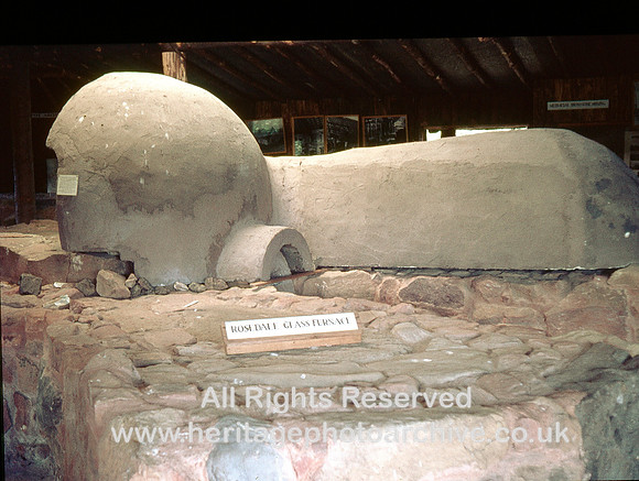 HRS 10052 Rosedale, Yorkshire,  glass furnace reconstruction 74.0