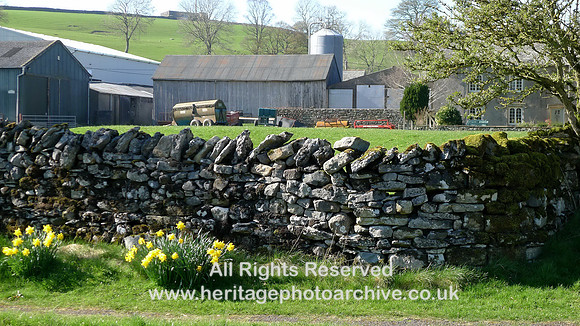 HRS 9007 Crosby Ravensworth, dry stone wall near beck