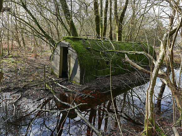 HRS 10054b Witherslack, Stanton air-raid shelter WW2 NGR SD 43060 83162  L7740089