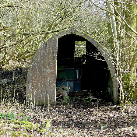 HRS 10053a Witherslack, Stanton air-raid shelter WW2 March 2012 L1020978