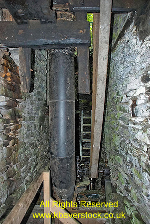 Lake District, Stott Park Bobbin Mill general view of waterwheel pit