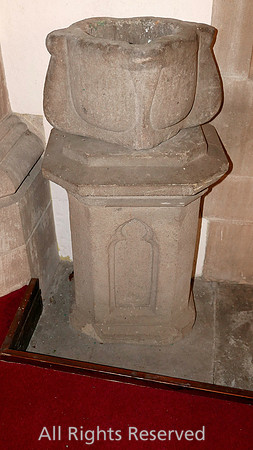 Lindale, Church of St Paul, Font L7740216