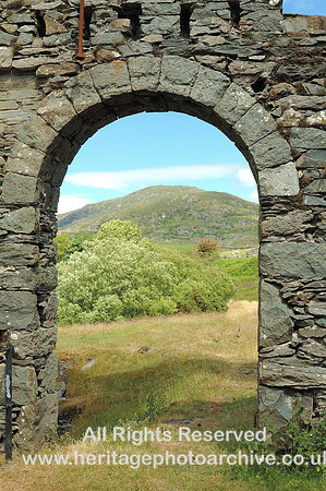 HRS 5548 Cwmystradllyn, Ynyspandy slate works, archway to east 2008