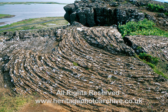 HRS 7458 Iceland, pahoehoe lava