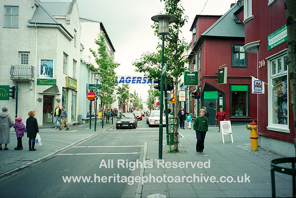 HRS 7467 Reykjavik main street in town