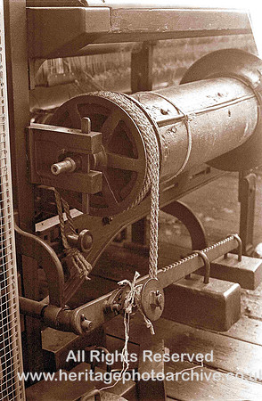 HRS 1264 Bury, Wikes Woollen Mill, weaving 1979